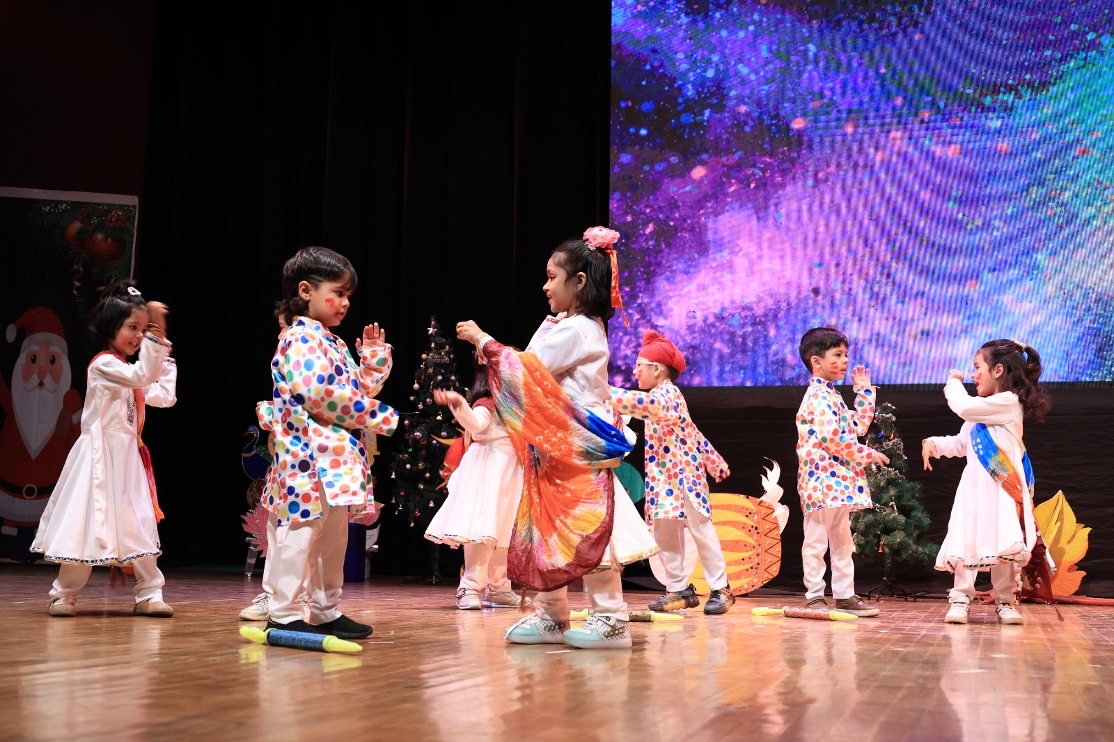 Children engaged in art and crafts